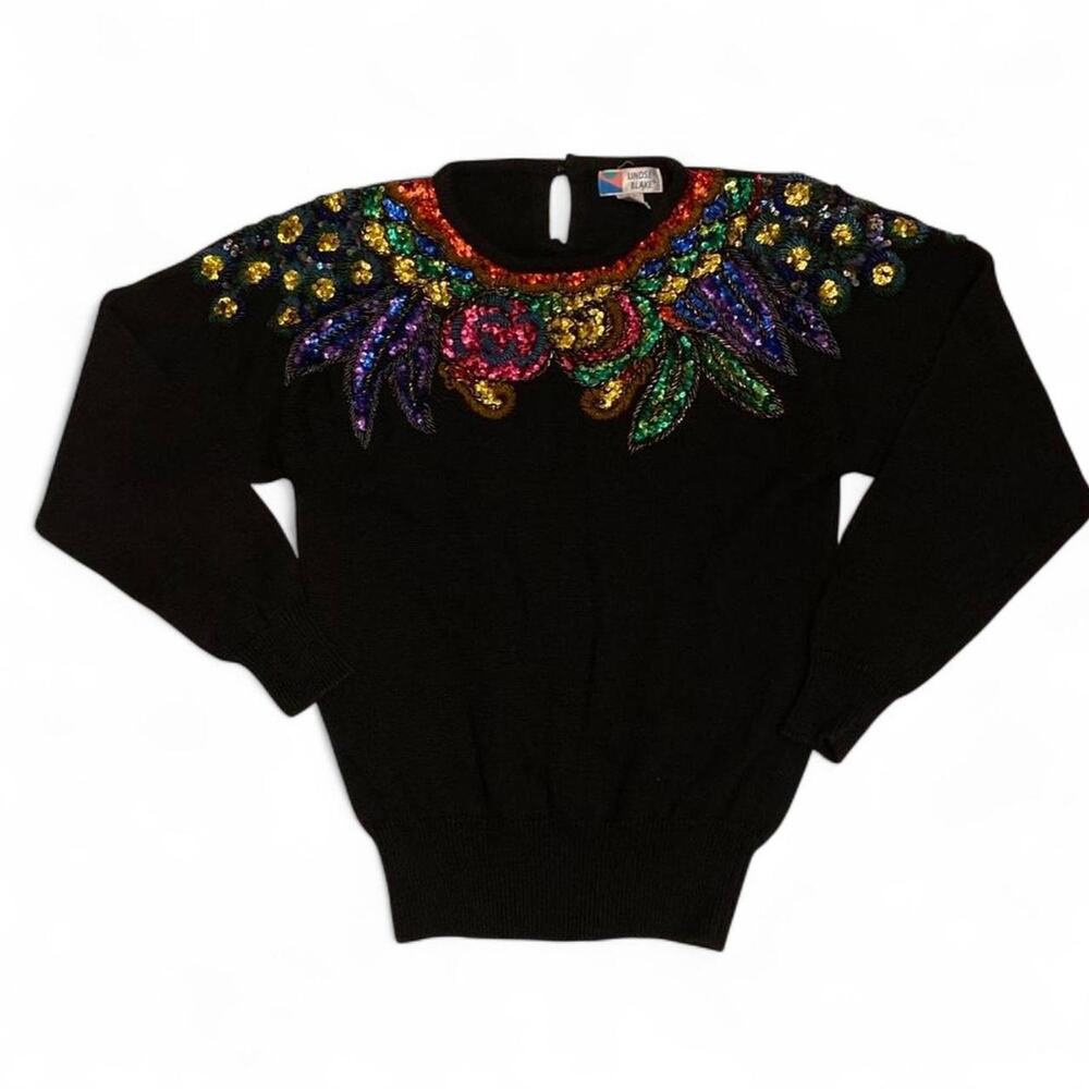 Vintage Lindsey Blake black sweater